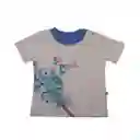 Polera Bebe Niño Gris claro Pillin 6 M