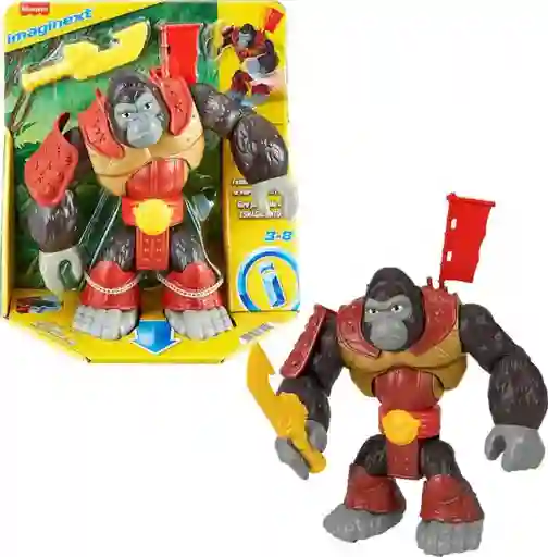 Imaginext Juguete Mundo Aventura Figura de Acción Gorila - GYX01