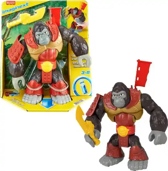Imaginext Juguete Mundo Aventura Figura de Acción Gorila - GYX01