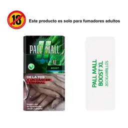Pall Mall Cigarrillos Boost Xl
