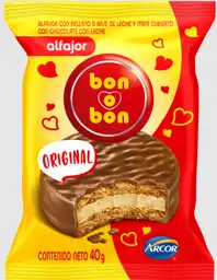 Bon O Bon Alfajor de Chocolate con Relleno