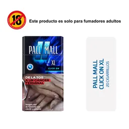 Pall Mall Cigarrillos Click On XL