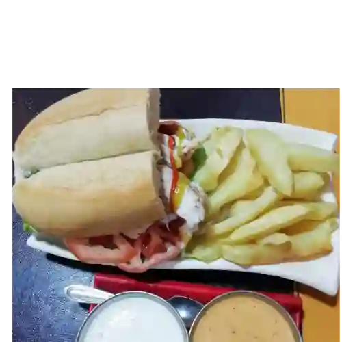 Sándwich de Pollo a la Brasa