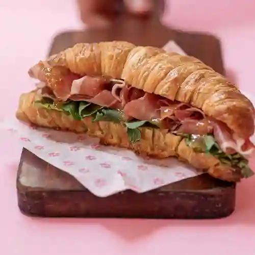 Croissant Rúcula Jamón Crudo