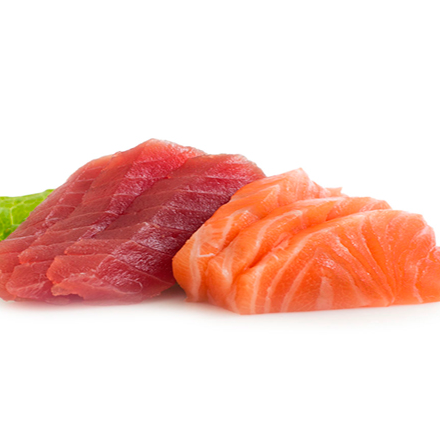 Sashimi Atún Rojo y Salmón