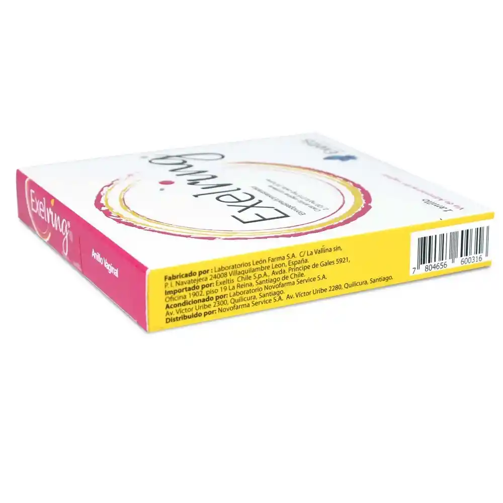 Exelring Anillo Vaginal (0.120 mg / 0.015 mg)