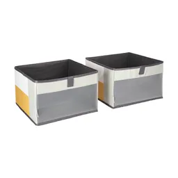 Set Cajas Organizadoras 28 x 28 x 19 cm Casaideas