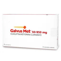 Galvus Met 50 mg/850 mg Comprimidos Recubiertos