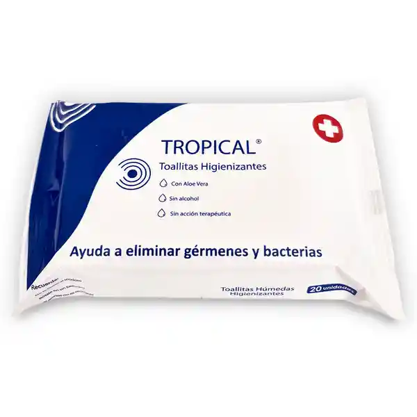 Tropical Toalla Húmeda Higienizantes