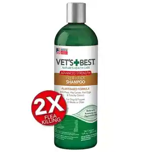 Vets Best Shampoo Natural Antipulgas Para Perro