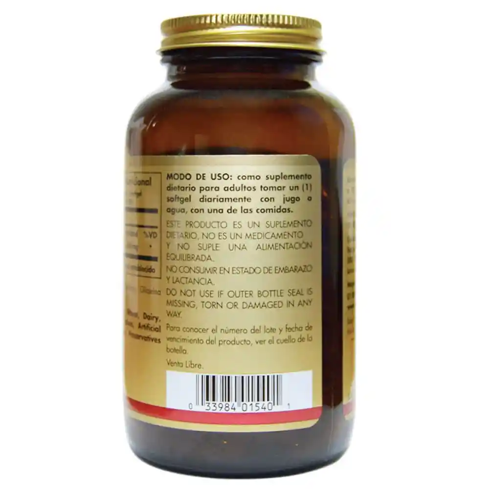 Solgar Suplemento Alimentario Lecitina de Soya (1360 mg)