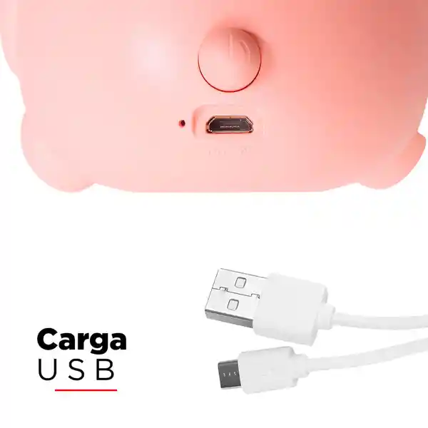 Lámpara de Escritorio Mano Movible Automática Oso Rosa Miniso