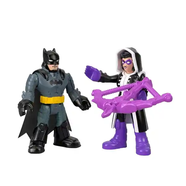 Imaginext Figura Dc Super Friends Batman y Huntress