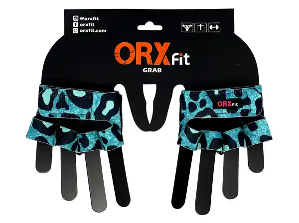 Orxfit Guantes Grab Print Turquesa