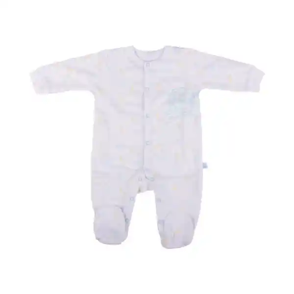 Mameluco Bebe Niño Blanco Pillin 3 M