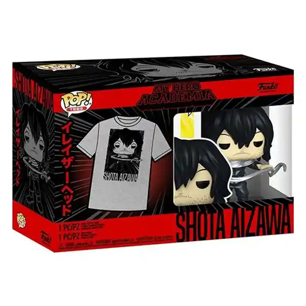 Funko Pop! Pack Pop & Tee my Hero Academia Shota Aizawa