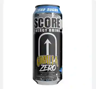 2 x Score Bebida Energet Gorilla Zero 473 mL