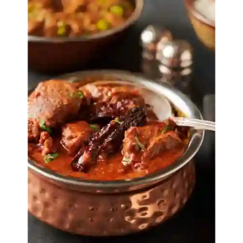 Mutton vindaloo + basmati rice