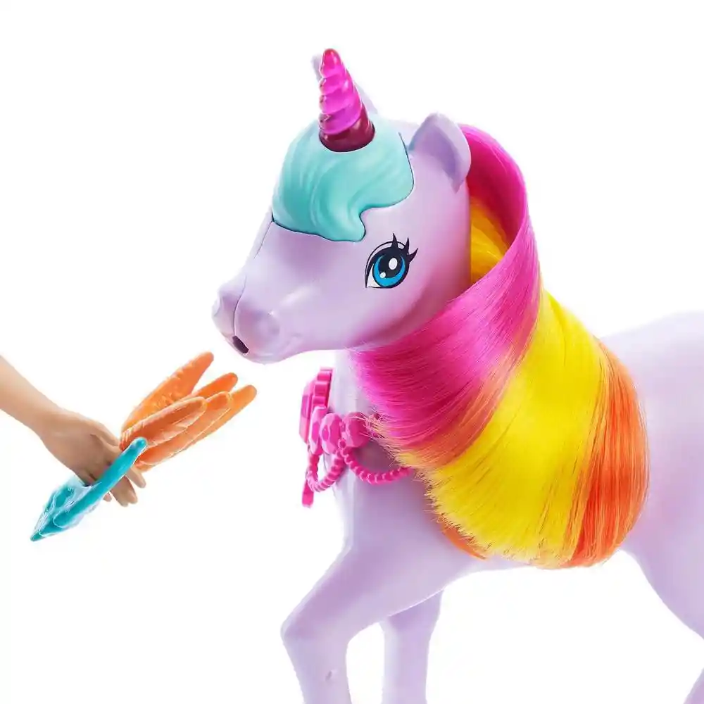 Barbie Muñeca Unicornio Arcoiris