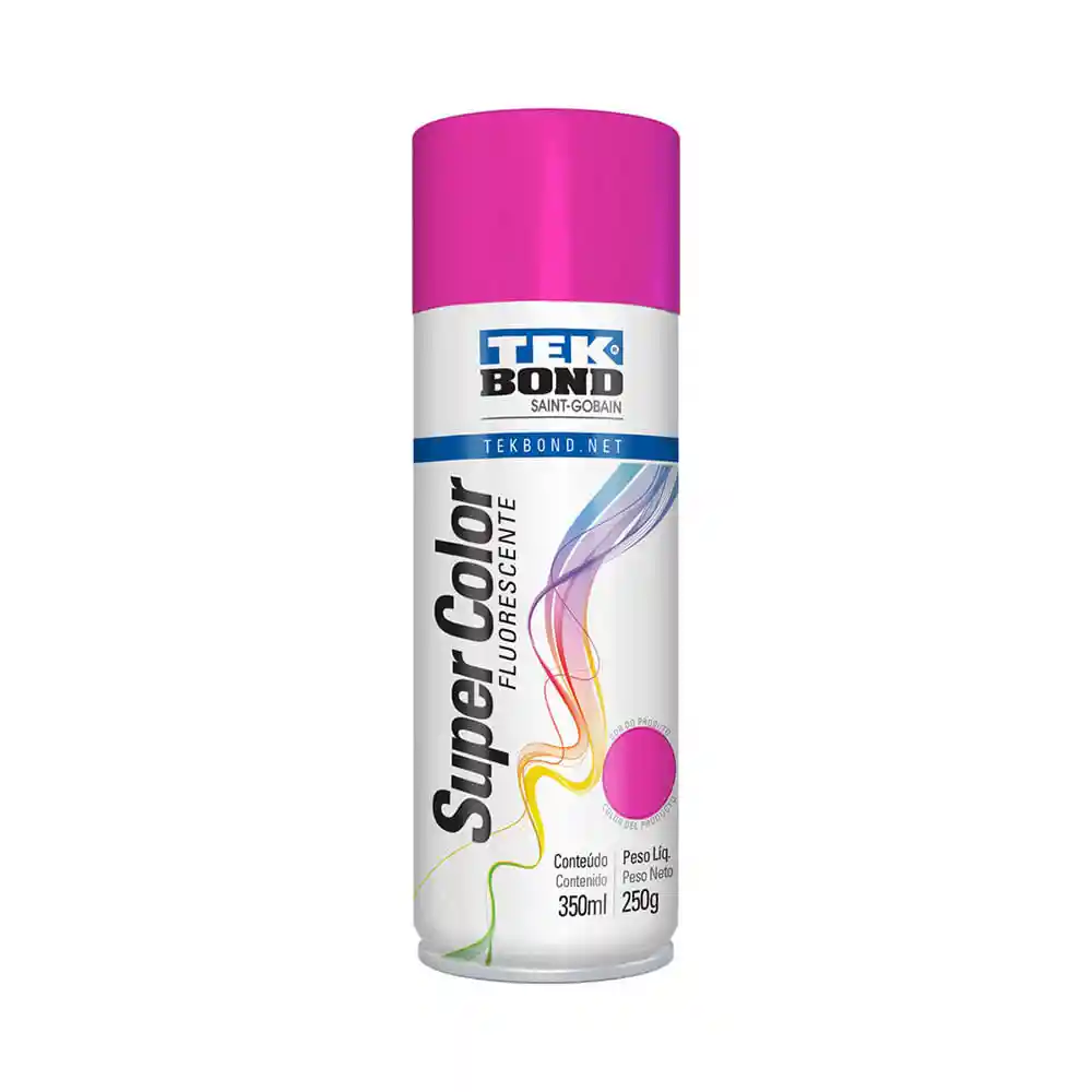 Tekbond Pintura Acrilica Aerosol Fluorescente Rosa 