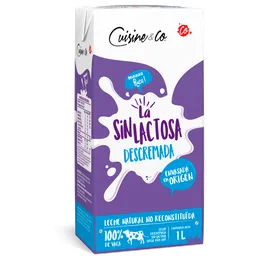 Leche sin lactosa descremada 1 L