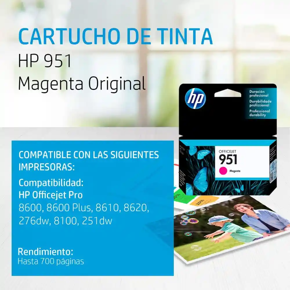 Hp Cartridge 951 Magenta