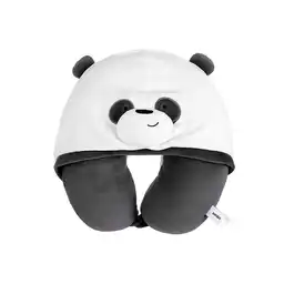 Miniso Almohada Para Viaje Con Capucha, Panda.