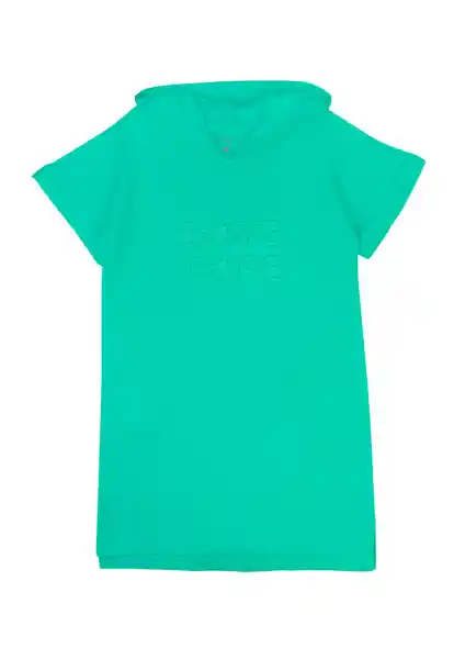 Vestido Niña Capuchón Day to Day Kids Verde 04 754