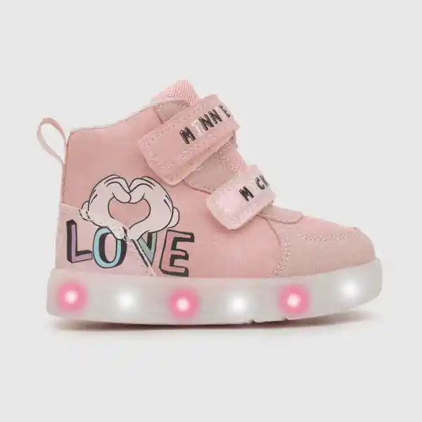 Zapatillas Para Niña Minnie Rosada Talla 27 Colloky