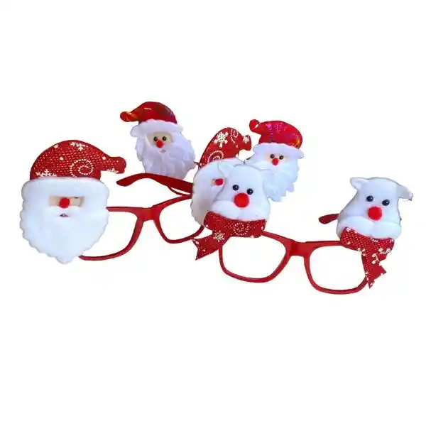 Adorno Anteojos Navidad Diseños Surtidos
