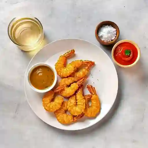 Brochetas de Camarón 6 Un