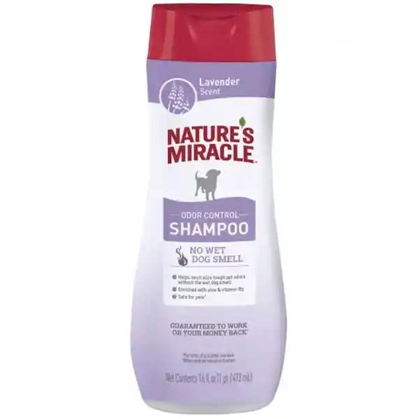 Nature's Miracle Shampoo Para Perro Odor Control Lavander Scent