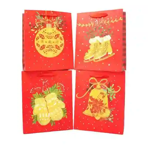 Bolsa de Navidad Glitter Surtidas 30 x 40 cm