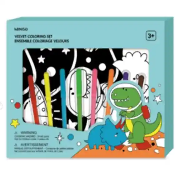 Kit de Dibujo Dinosaurios Miniso