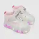 Zapatillas Luces Marvel Para Niña Gris Talla 22 Colloky