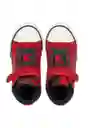 Zapatillas Urbana Caña Velcro Andante Niño Rojo 25 872 Ficcus