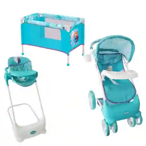 Bebesit Coche Para Muñeca Con Cuna Silla Frozen - DI00000F51