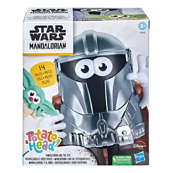 Hasbro Sr.cara De Papa Star Wars Mandalorian Y El Niño 14 Piezas