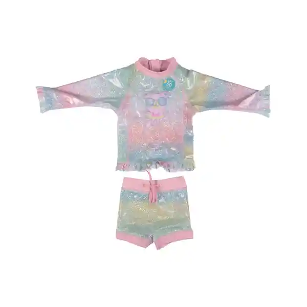 Traje de baño Bebe Niña Rosado Pillin 4 a