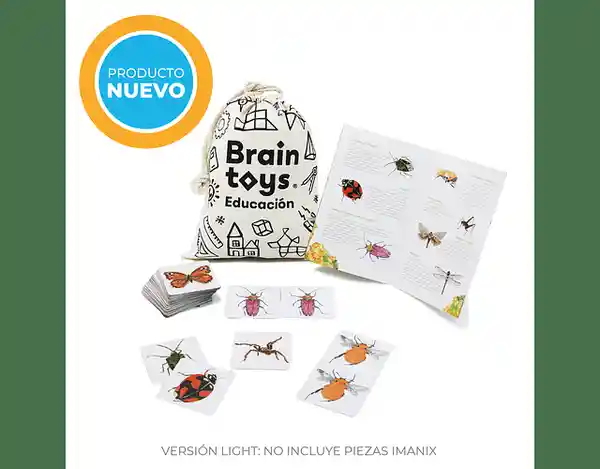 Braintoys Juego de Mesa Memorice Bichos Chilenos