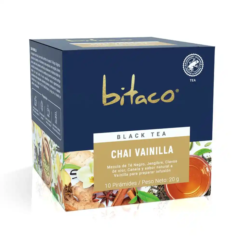 Bitaco Té Negro Chai Vainilla