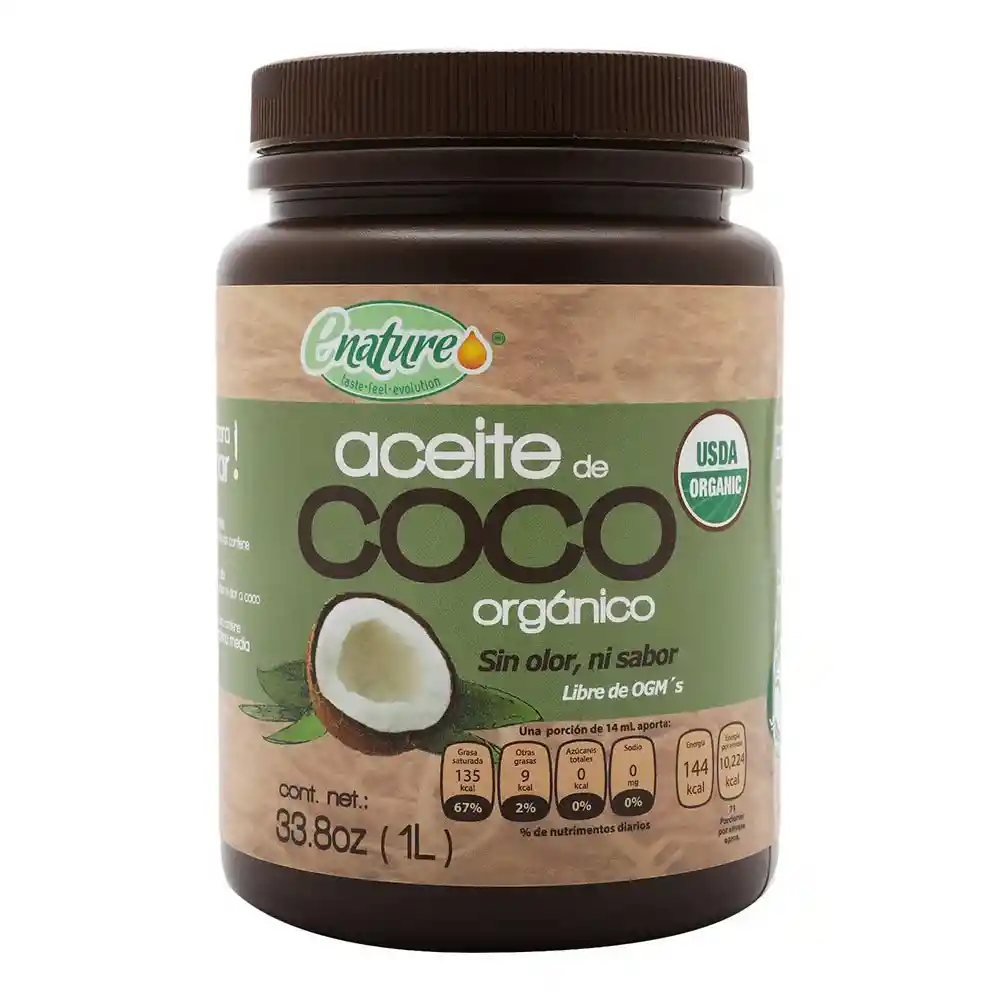 Enature Aceite De Coco Organico