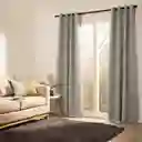 Cortina Blackout Con Ojetillos Gris 140 x 240 cm Casaideas