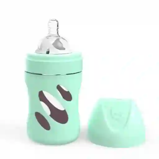 Twistshake Mamadera Vidrio Anti-Cólico Verde Pastel - TS282