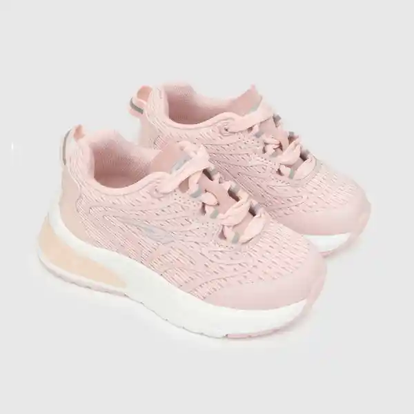 Zapatillas Deportiva de Niña Rosado Talla 26 Colloky