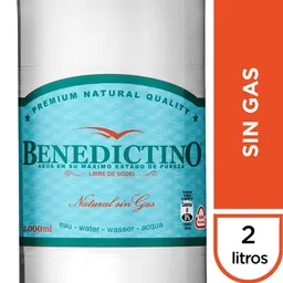 Benedictino Sin Gas 2 Lt