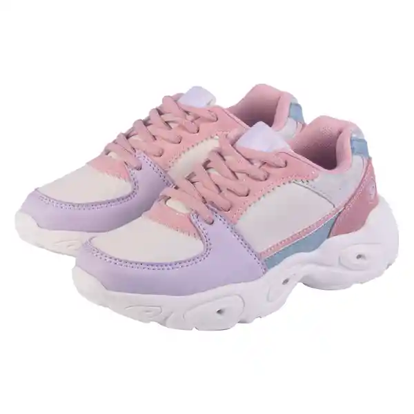 Zapatillas Niña Crudo Talla 33 Pillin