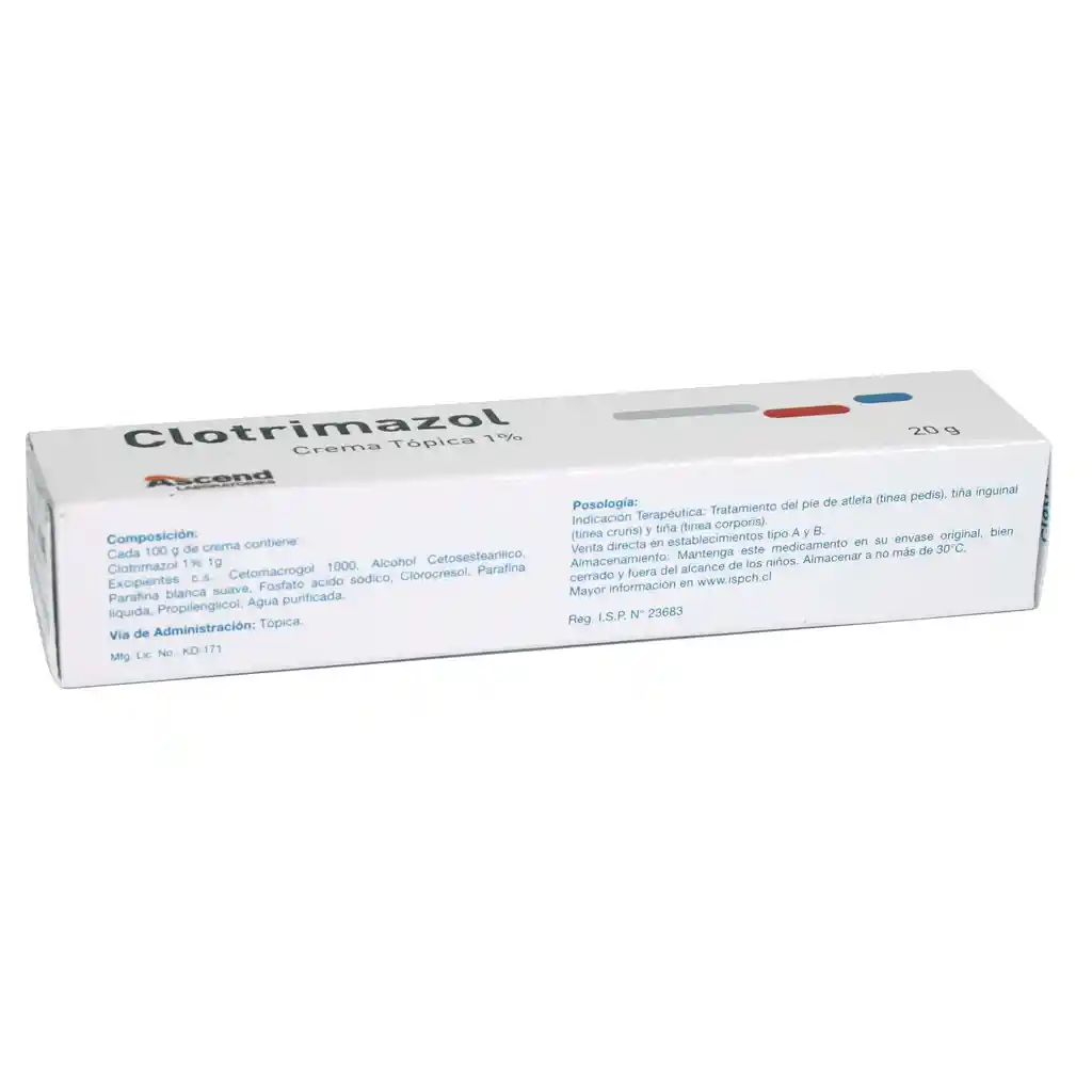 Clotrimazol Ascendcrema Topica (1%)