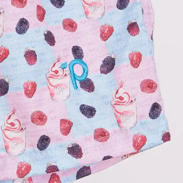 Short Traje de Baño Adulto Sundae de Frutos Rojos Talla XXL