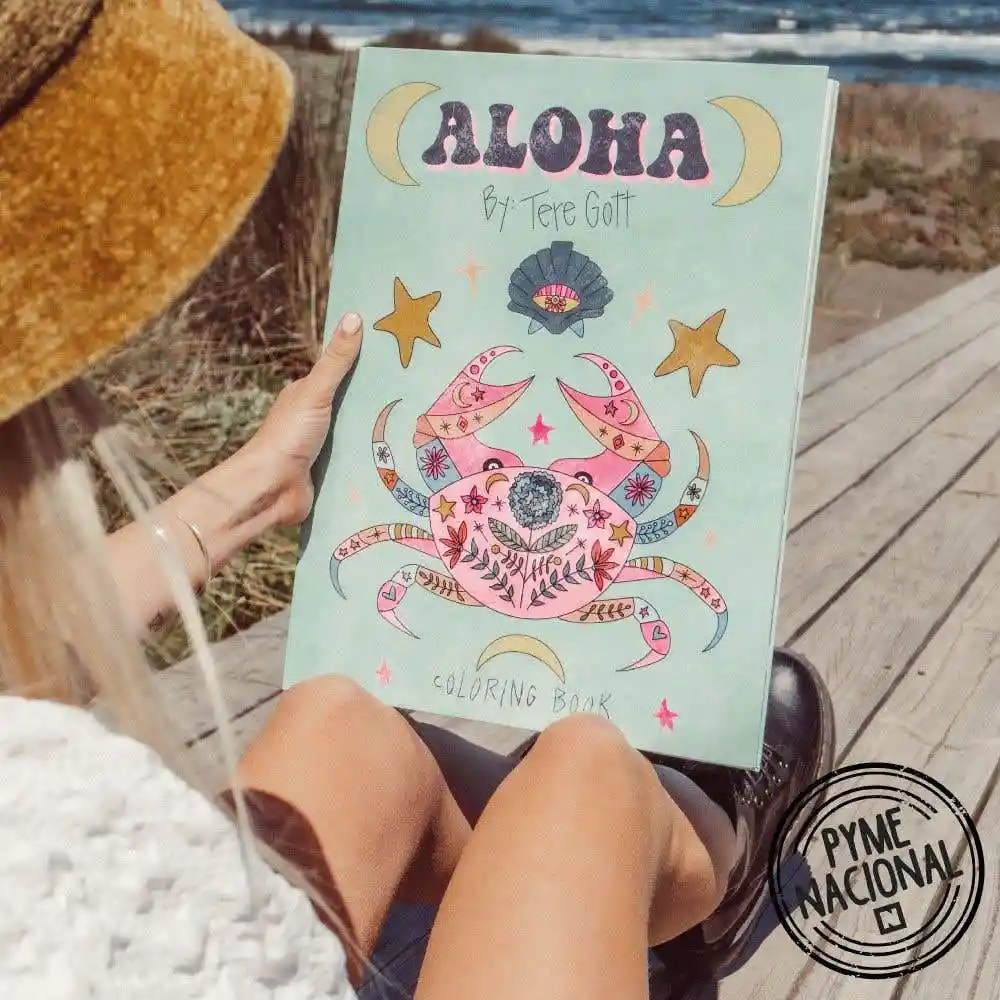 Tere Gott Libro Aloha Coloring Book